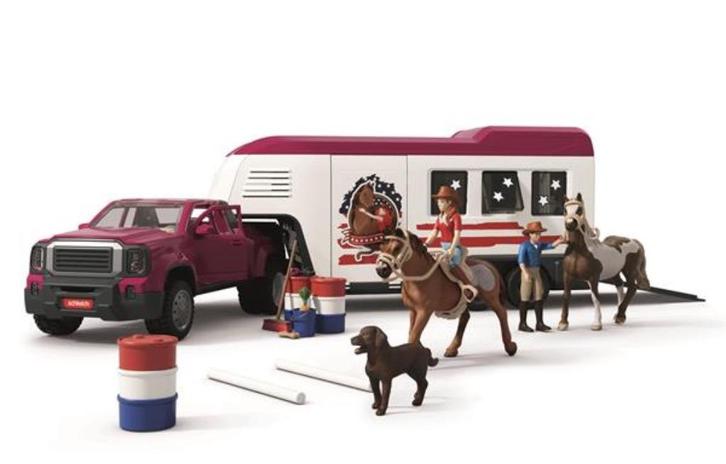 SCHLEICH 42705 Horse Club Grote USA Paardentrailer € 82,75, Kinderen en Baby's, Speelgoed | Overig, Nieuw, Jongen of Meisje, Ophalen of Verzenden