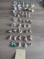 Set B vintage houten kerstboomhangers engeltjes wit kerst, Diversen, Kerst, Ophalen of Verzenden, Gebruikt
