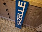 Gazelle reclame bord karton 2 zijdig, Ophalen, Gebruikt, Reclamebord