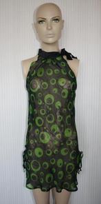 Chipie doorkijk blouse top lang tuniek groen zwart maat S, Kleding | Dames, Chipie, Ophalen of Verzenden, Zo goed als nieuw, Maat 36 (S)