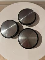 3 Deurstoppers - RVS met Rubber, Ophalen of Verzenden, Zo goed als nieuw, Binnen