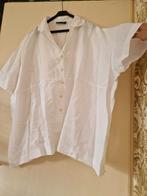Nieuw! Barbara Speer wit linnen super wijde knopen blouse, Barbara Speer, Ophalen of Verzenden, Zo goed als nieuw, Blouse of Tuniek