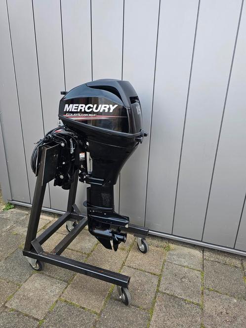 MERCURY 15 pk 4TAKT  LANGSTAART POWERTRIM NETTE STAAT, Watersport en Boten, Buiten- en Binnenboordmotoren, Gebruikt, Benzine, Buitenboordmotor