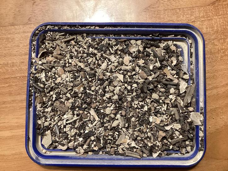 Fossiel rijk materiaal Ampe groeve te Egem, Belgie 2e partij, Verzamelen, Mineralen en Fossielen, Ophalen of Verzenden
