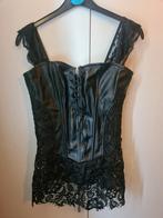 Corset, Body of Korset, Zwart, Verzenden