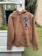 By Parra Hoodie – Maat M – Geborduurd & Bruin, Kleding | Heren, Truien en Vesten, By Parra, Bruin, Maat 48/50 (M), Ophalen of Verzenden