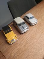 3 modelauto's. Trabant. Mini. Eend, Ophalen of Verzenden