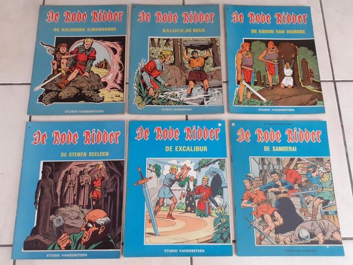 Lot strips De Rode Ridder, Boeken, Stripboeken, Zo goed als nieuw, Meerdere stripboeken, Ophalen
