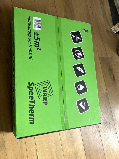 WARP Systems SpeeTherm30 doos 5m², Doe-het-zelf en Verbouw, Verwarming en Radiatoren, Zo goed als nieuw, Overige typen, 800 watt of meer