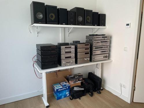 Audiowall:  Stereosets (incl, speakers, streamer etc.), Audio, Tv en Foto, Stereo-sets, Gebruikt, Cassettedeck, Cd-speler, Tuner of Radio