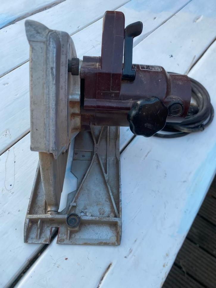 Hand Cirkelzaag - Vintage- holz her, Doe-het-zelf en Verbouw, Gereedschap | Zaagmachines, Gebruikt, Cirkelzaag, Minder dan 600 watt