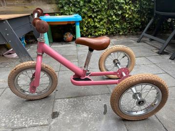 Trybike roze (met ombouwset naar loopfiets) beschikbaar voor biedingen
