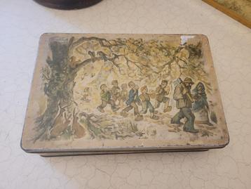 Vintage groot plat blik sprookjes foto 1 t/m 5 beschikbaar voor biedingen