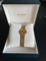 Bucherer Quartz Dameshorloge Verguld. Nieuw, Sieraden, Tassen en Uiterlijk, Horloges | Dames, Overige merken, Staal, Gebruikt