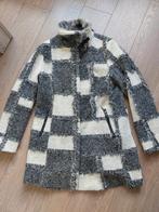 Biba Halflange Jas Zwart/Wit - Perfecte Staat, Maat 38/40 (M), Zwart, Biba, Ophalen of Verzenden
