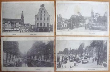 4 ansichtkaarten Gouda, alle op 3 november 1905 aan dezelfde beschikbaar voor biedingen