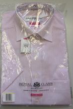 Te Koop: Een slim-fit overhemd met korte mouwen, nieuw.  , Kleding | Heren, Overhemden, Ophalen of Verzenden, Nieuw, Rood, Halswijdte 39/40 (M)