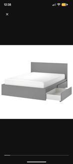 180x200 Bed met Opbergruimte - Uitstekende Staat!, Tweepersoons, Ophalen of Verzenden, Zo goed als nieuw, 180 cm