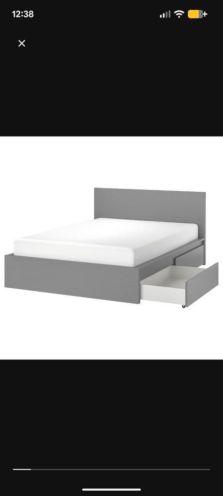 180x200 Bed met Opbergruimte - Uitstekende Staat!, Huis en Inrichting, Slaapkamer | Bedden, Zo goed als nieuw, Tweepersoons, 180 cm