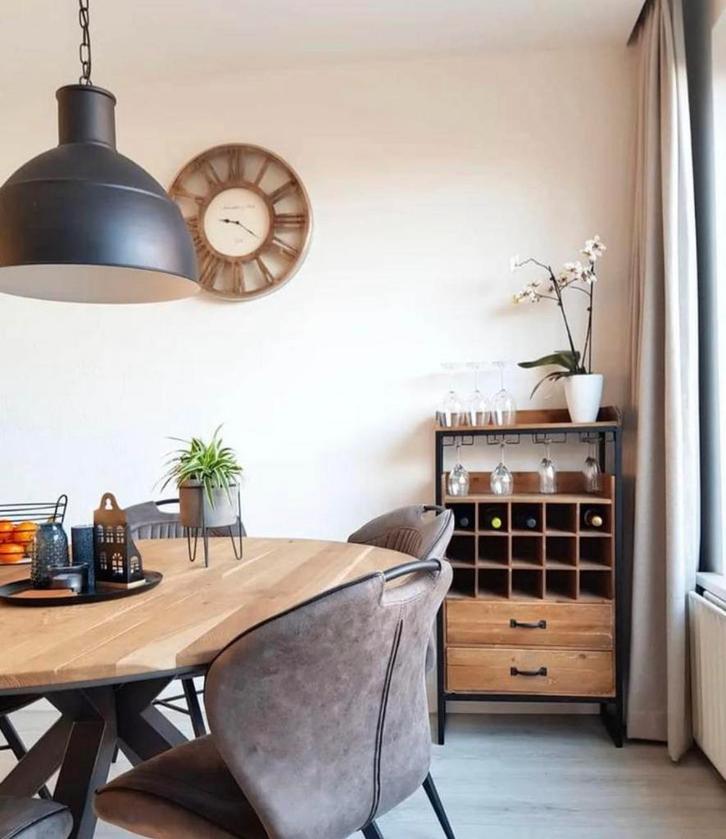 Eyecatcher wijnkast, Huis en Inrichting, Woonaccessoires | Wijnrekken, Zo goed als nieuw, 75 cm of meer, Hout, 5 tot 15 flessen