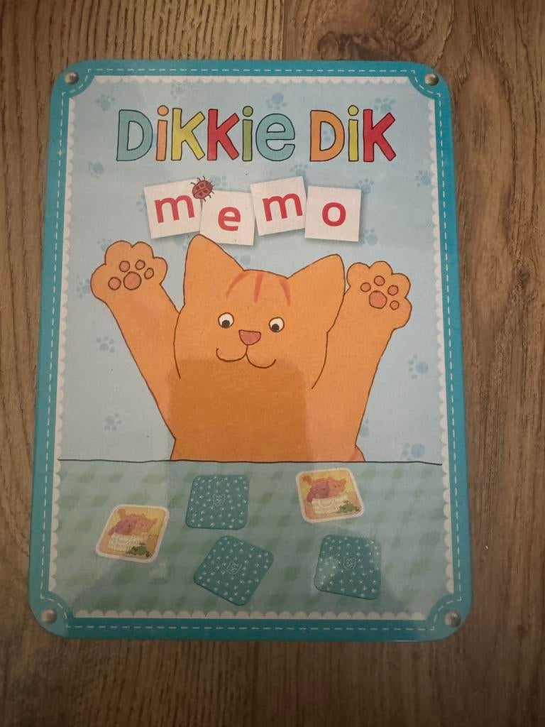 Dikkie Dik Memo Spel, Ophalen of Verzenden, Gebruikt, Jongen of Meisje