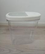 Voorraadbus, kunststof, hoogte plm. 18 cm, prijs 3 euro, Ophalen, Gebruikt