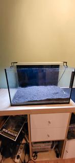 Volglas aquarium 45L met dimbare ledbalk, Ophalen of Verzenden, Zo goed als nieuw, Leeg aquarium