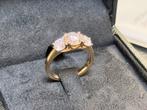 Gouden ring met 3 diamanten 2.09ct! nieuw & certificaat!, Nieuw, Ophalen of Verzenden, 17 tot 18, Met edelsteen