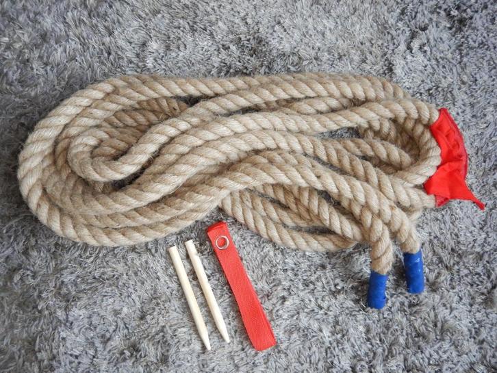 Touwtrektouw - Te Huur, Hobby en Vrije tijd, Feestartikelen | Verhuur, Overige, Ophalen