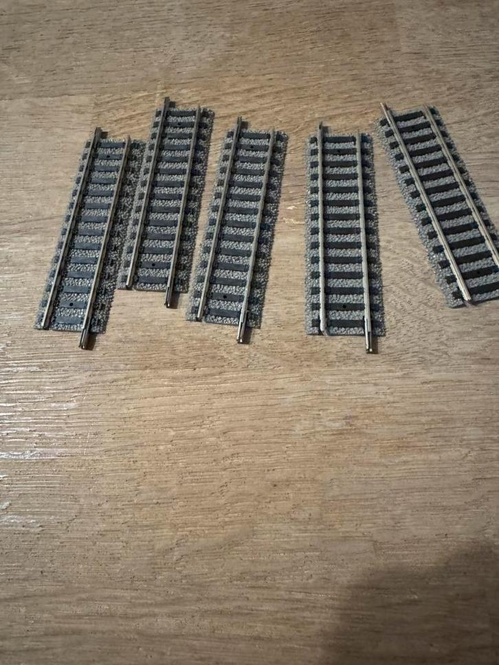 Fleischmann profirails no 6103 zgan gelijkstroom zie tekst, Hobby en Vrije tijd, Modeltreinen | H0, Zo goed als nieuw, Rails, Gelijkstroom