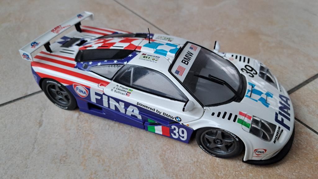 McLaren F1 GTR Le Mans 1996 Team Bigazzi #39, Hobby en Vrije tijd, Modelauto's | 1:18, Ophalen of Verzenden, Zo goed als nieuw