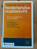 Beginselen van het Nederlandse staatsrecht 20e druk |, Ophalen of Verzenden, A.D. Belinfante, Alpha, WO