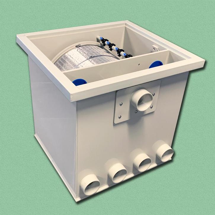 trommelfilter 50m3 flow met spoelgoot functie, Tuin en Terras, Vijver-toebehoren, Nieuw, Ophalen of Verzenden