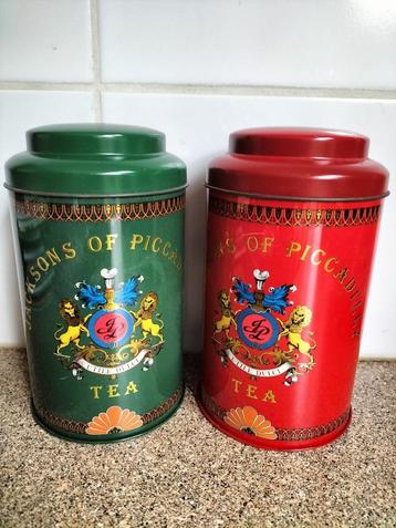 2 blikken Jackson's of Piccadilly Tea beschikbaar voor biedingen