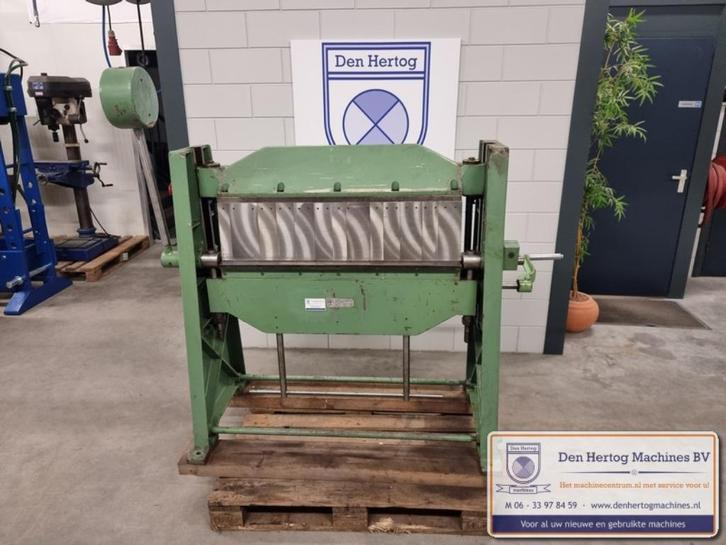 JORG vingerzetbank 3402 cap. 1020x2mm hoge segmenten 21cm, Doe-het-zelf en Verbouw, Gereedschap | Overige machines, Gebruikt, Ophalen