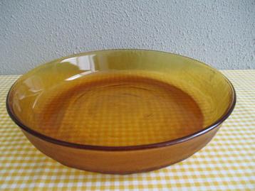 Grote Vintage Schalen Retro Arcoroc Sierra Oker beschikbaar voor biedingen