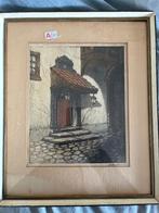 Ets gesigneerd, Antiek en Kunst, Ophalen of Verzenden