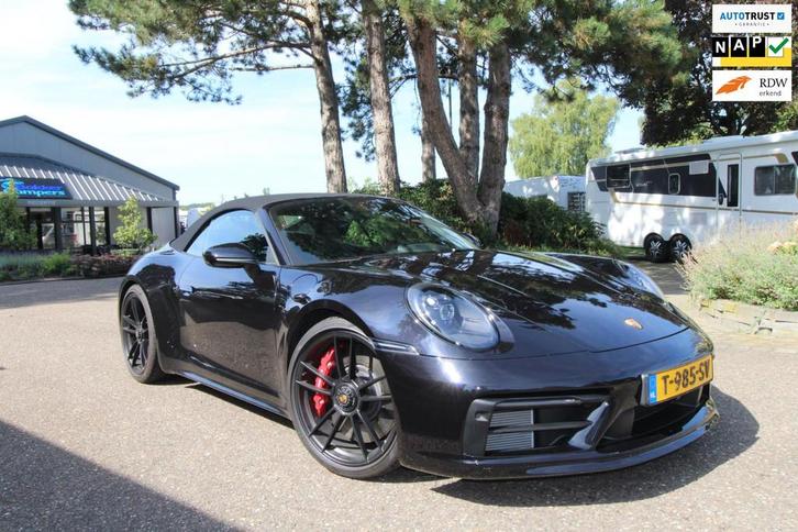 Porsche 911 Cabrio 3.0 Carrera 4 GTS vol opties, 480pk, PDK, Auto's, Porsche, Bedrijf, Te koop, 360° camera, 4x4, ABS, Achteruitrijcamera