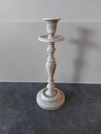 Elegante grijze kandelaar, 25 tot 50 cm, Nieuw, Ophalen of Verzenden, Metaal