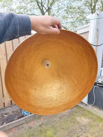  Industriële moderne plafondlamp - zwart met goud - 50 cm  beschikbaar voor biedingen