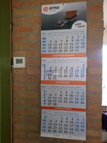 Jaarkalender Arma Tankbouw 2023 beschikbaar voor biedingen
