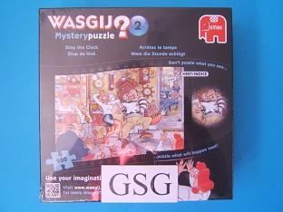 Wasgij mysterie 2 (stop de klok) 950 st nr. 81448-01, Hobby en Vrije tijd, Denksport en Puzzels, Nieuw, 500 t/m 1500 stukjes, Ophalen