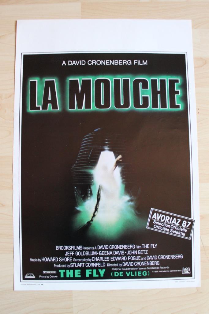 filmaffiche The Fly 1986 filmposter, Verzamelen, Posters, Zo goed als nieuw, Film en Tv, A1 t/m A3, Rechthoekig Staand, Ophalen of Verzenden