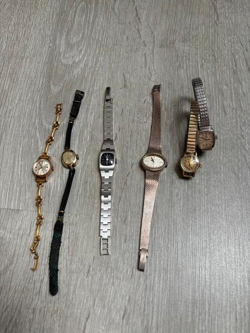 Vintage dameshorloges, Sieraden, Tassen en Uiterlijk, Horloges | Dames, Zo goed als nieuw, Polshorloge, Overige merken, Zilver