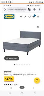 Ikea sabovik 160x200 zonder matras, Ophalen, Wit, Tweepersoons, Zo goed als nieuw