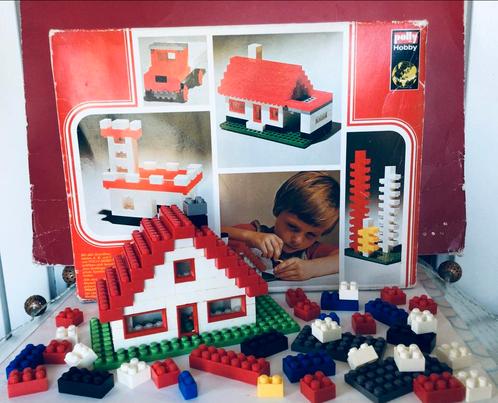 Vintage Polly Hobby bouwsteentjes West Germany ca. 130 stuks, Verzamelen, Speelgoed, Gebruikt, Ophalen of Verzenden