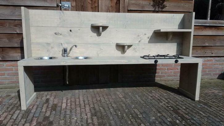 kinderkeuken, Kinderen en Baby's, Speelgoed | Speelkeukens, Nieuw, Speelkeuken, Hout, Ophalen