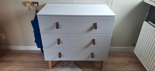 Bopita Indy 2-delige babykamer
wit - naturel, Kinderen en Baby's, Kinderkamer | Commodes en Kasten, Zo goed als nieuw, 90 tot 105 cm