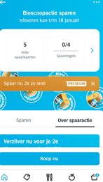 5 volle spaarkaart AH albert Heijn 2e bioscoopkaartje gratis, Albert Heijn, Verzenden