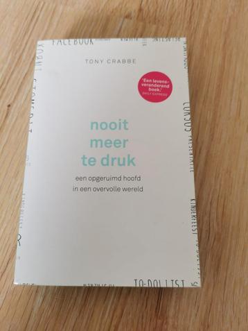 Tony Crabbe - Nooit meer te druk beschikbaar voor biedingen